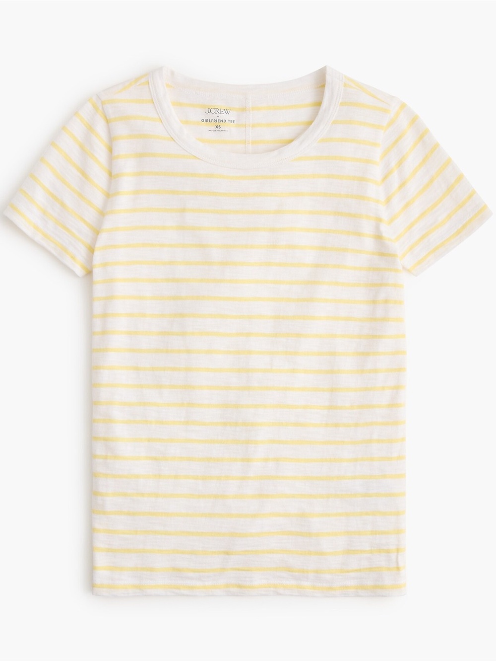 J. Crew Girlfriend crewneck tee • size medium •  NWT • CG780